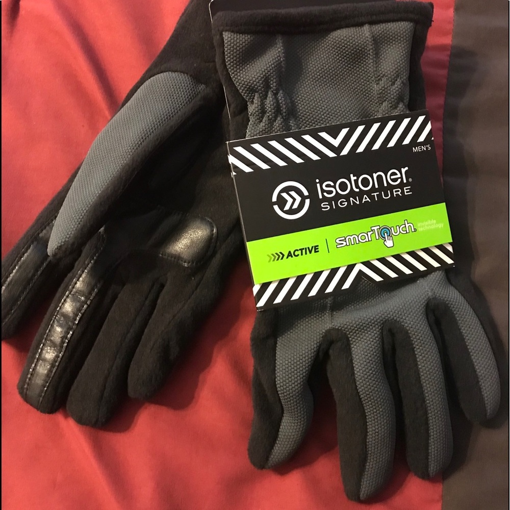 Isotoner gloves, size large